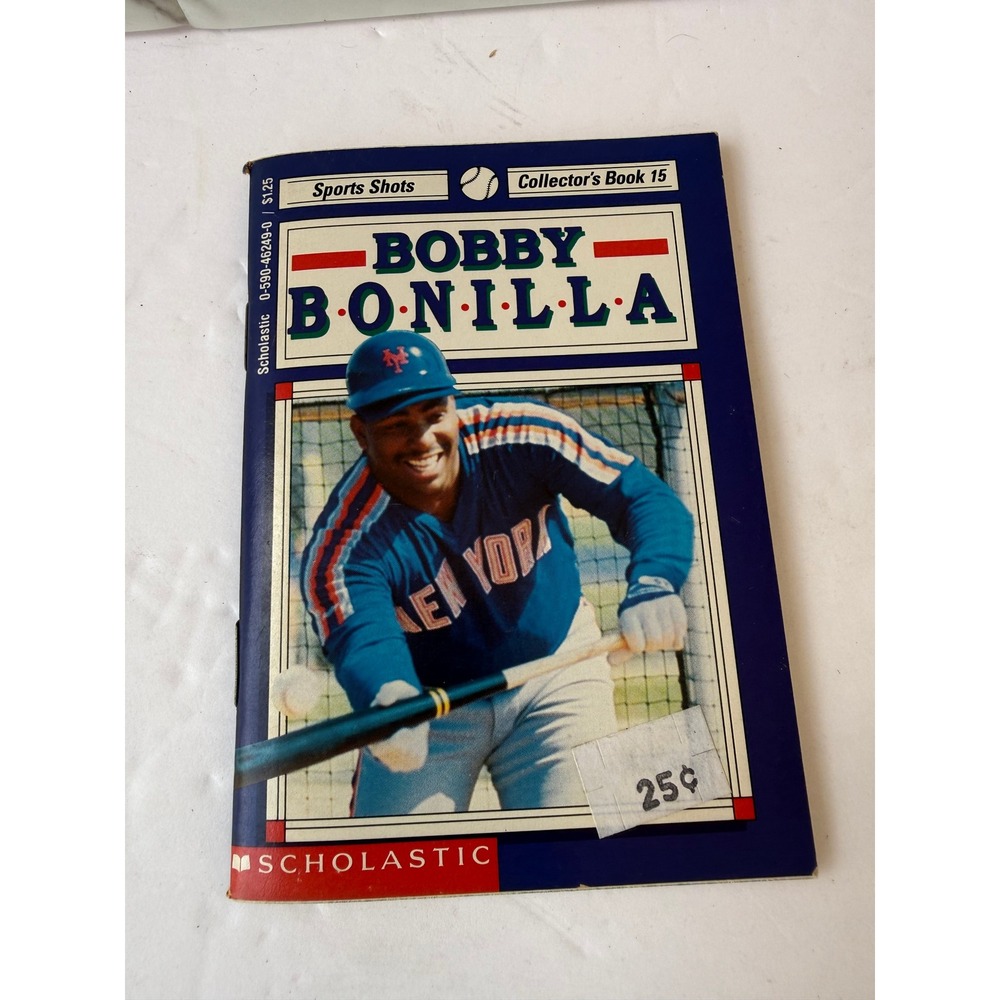 Bobby Bonilla Scholastic Sports Shots Collector's Book 15 New York Mets